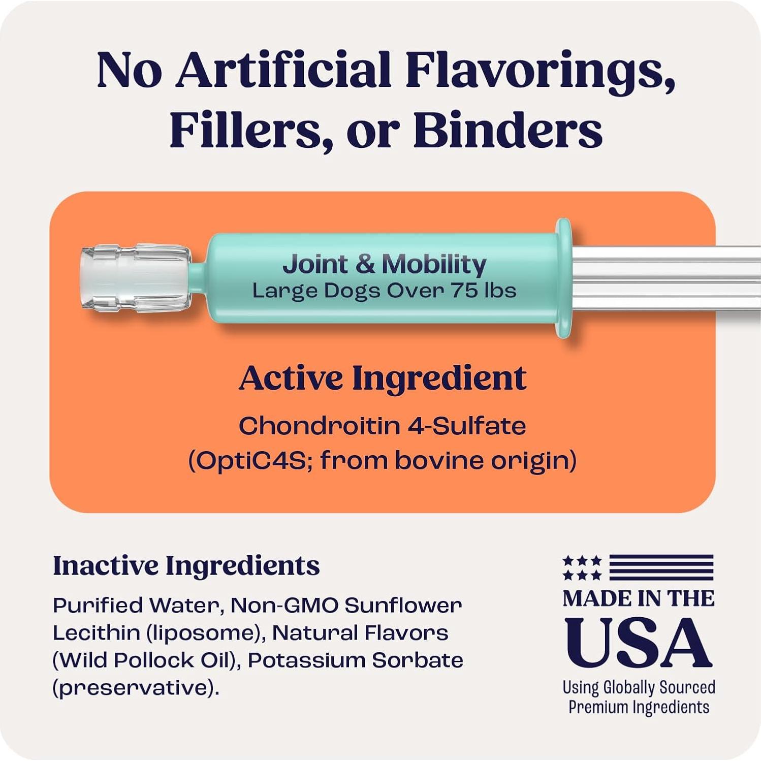 Suplemento Articular Líquido Summit para Perros Grandes 34+ kg
