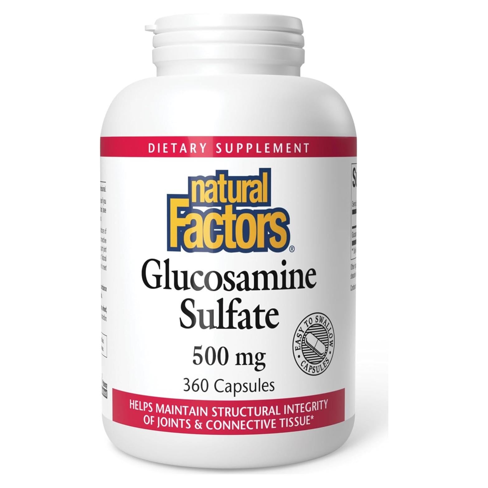 Sulfato de Glucosamina Factores Naturales 360 Cápsulas 322g