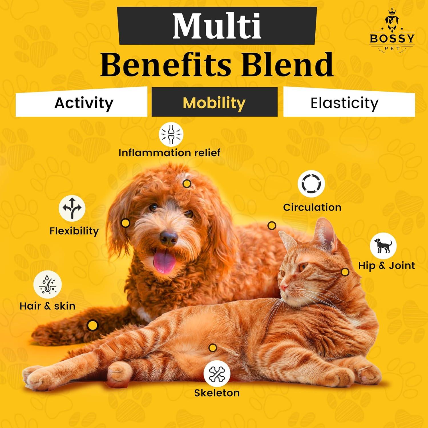 Suplemento Líquido de Glucosamina Bossy Pet 240ml - Articulaciones