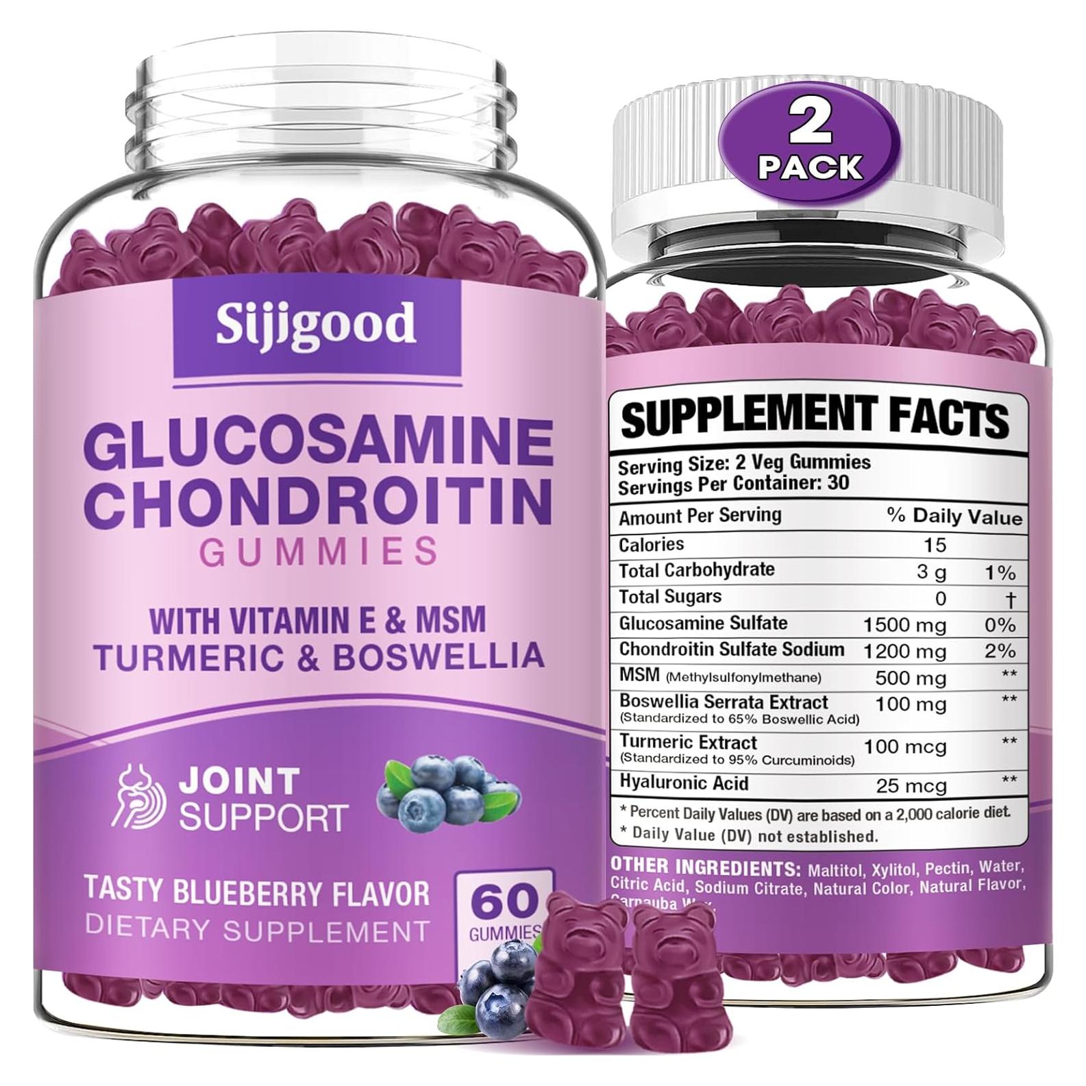 Gomitas de Glucosamina y Condroitina Sijigood 120 unidades