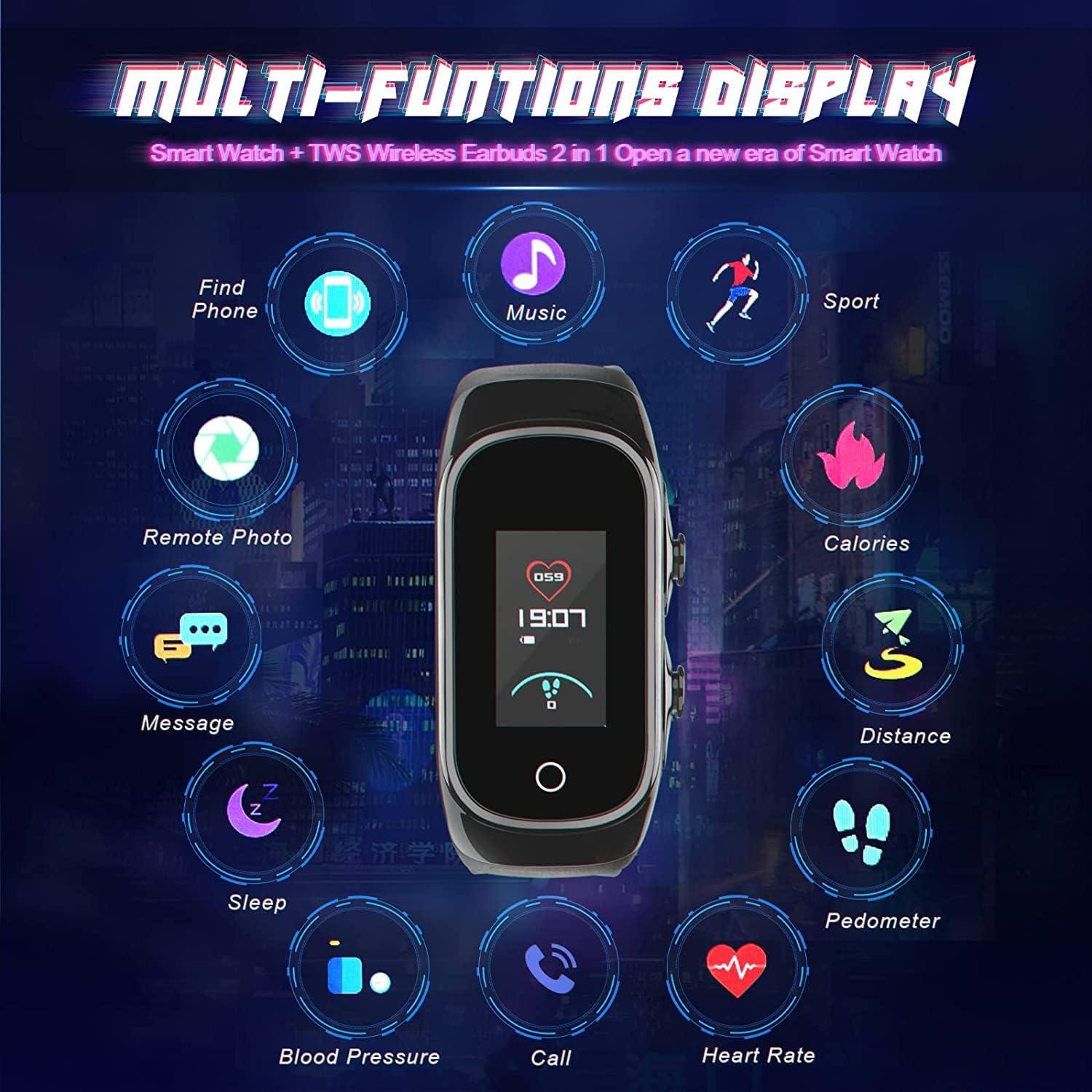 Reloj Inteligente W@nyou con Auriculares Bluetooth 5.0