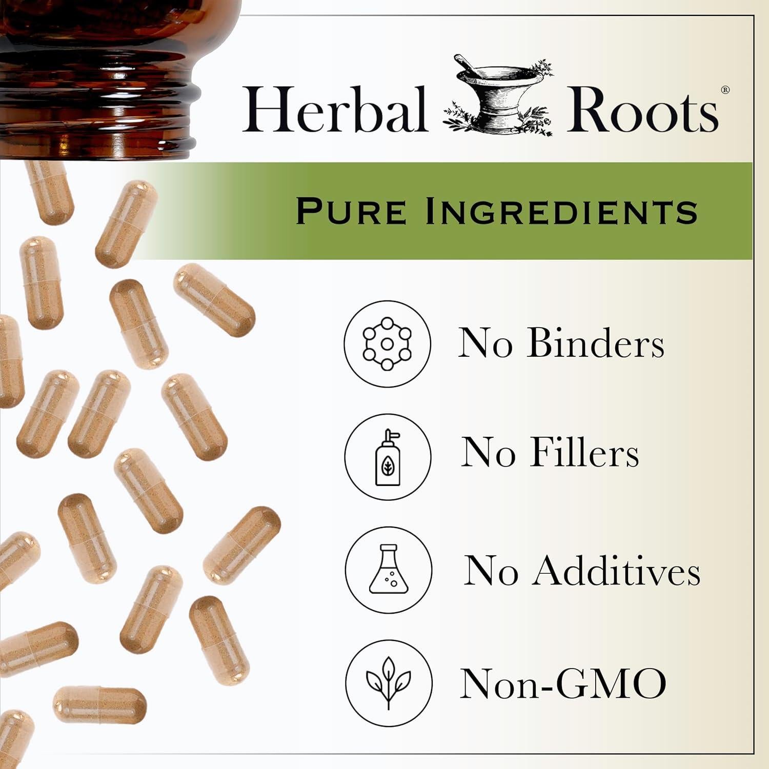 Raíz de Cohosh Negro Orgánica Herbal Roots | 90 Cápsulas Veganas | Apoyo Menopausia