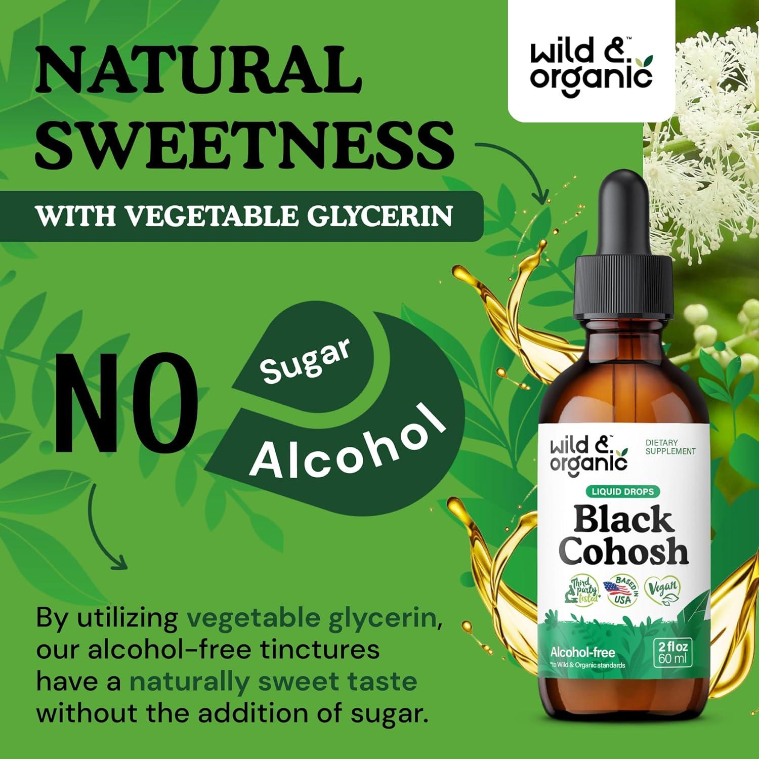 Extracto Líquido de Cohosh Negro Orgánico 540 mg - 59 ml