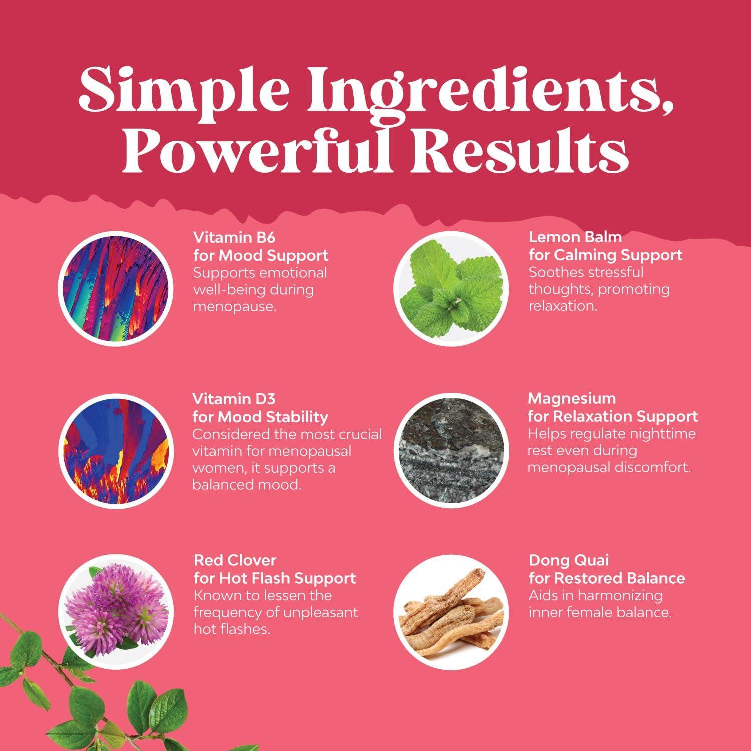 Suplemento Herbal para Menopausia Natures Craft 60 Cápsulas