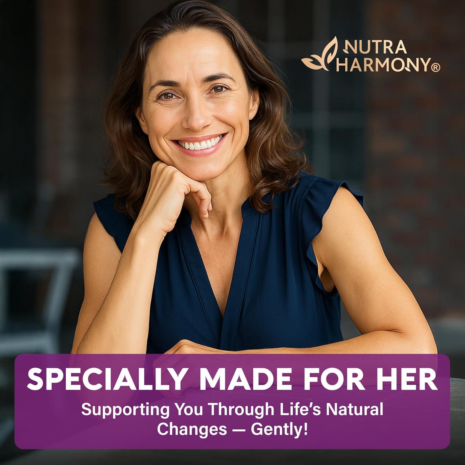 Suplemento Menopausia 25-en-1 Nutra Harmony - 60 Cápsulas