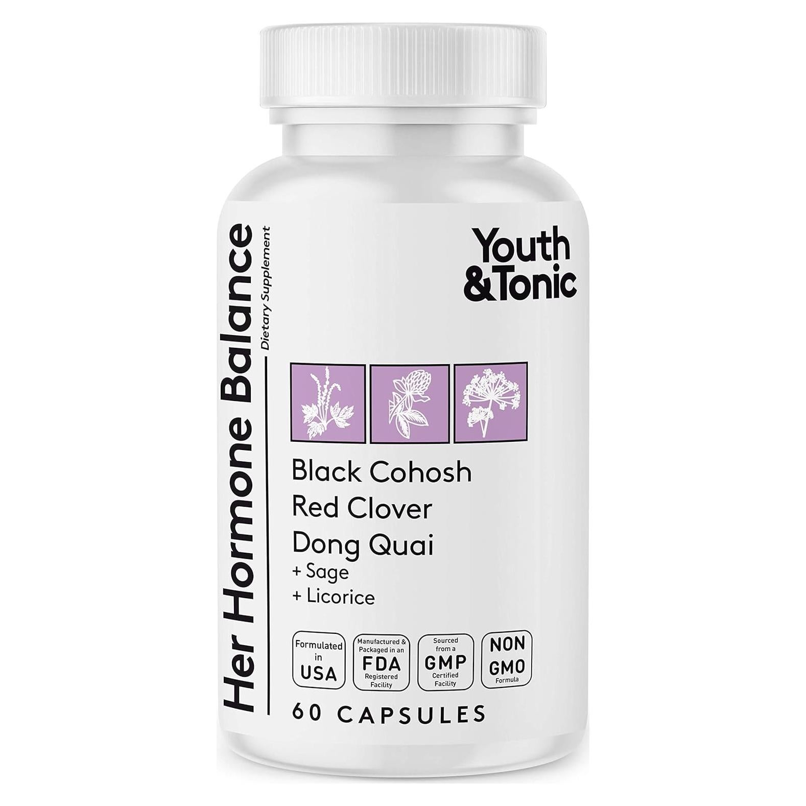 Suplemento Hormonal Natural para Mujeres OFC Molecular 60 Cápsulas