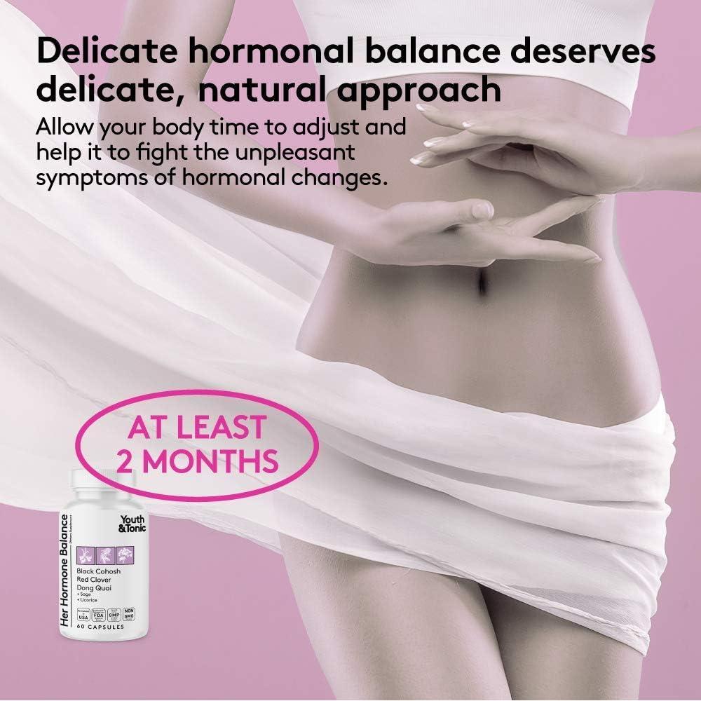 Suplemento Hormonal Natural para Mujeres OFC Molecular 60 Cápsulas