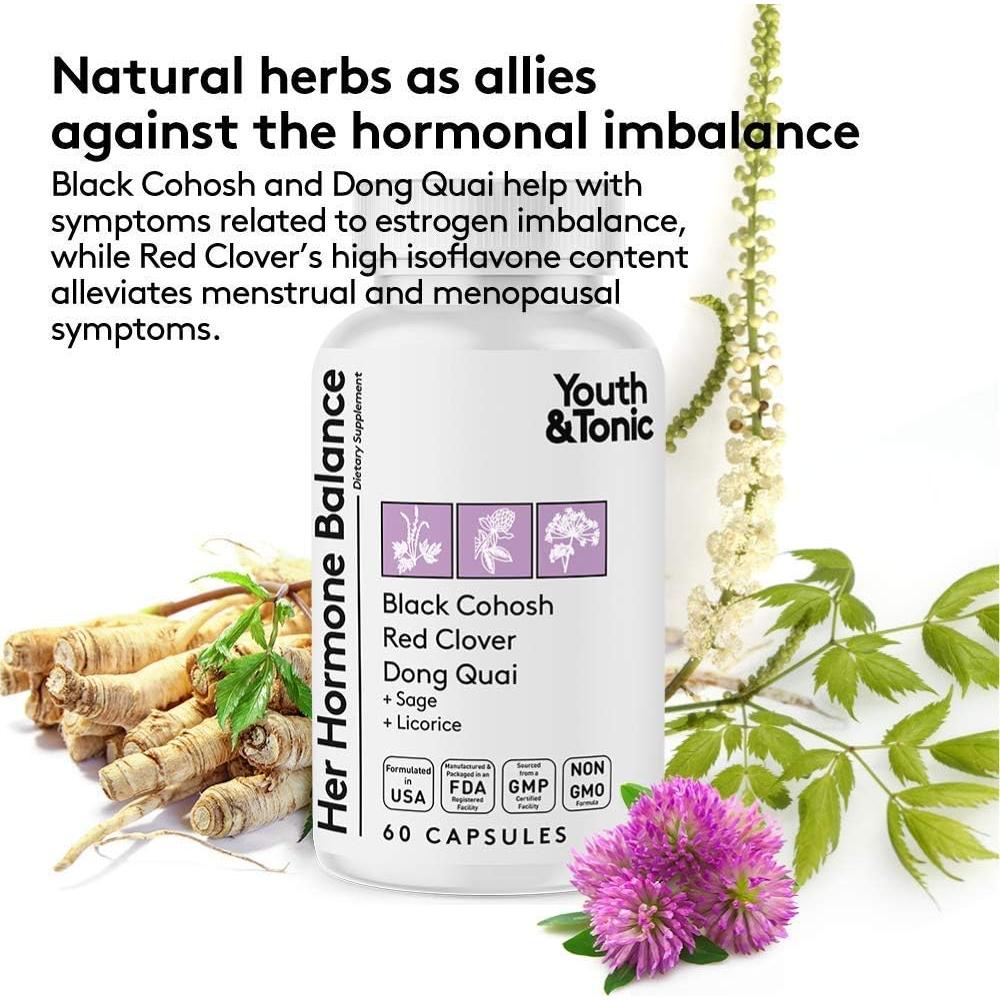 Suplemento Hormonal Natural para Mujeres OFC Molecular 60 Cápsulas