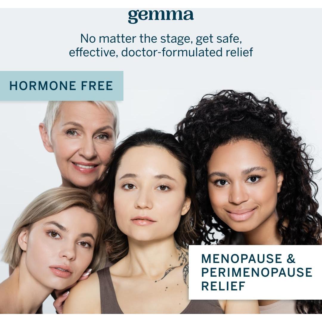 Suplemento Gemma Mantén la Calma para Menopausia - Cohosh Negro, Ashwagandha y Vitex - 49.6g