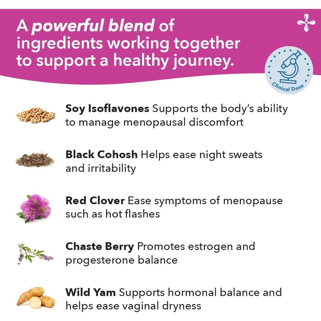 Pausitivi-T LifeSeasons - Suplemento Menopausia 60 Cápsulas