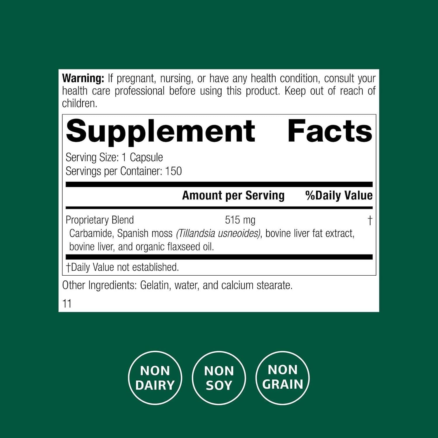 Suplemento Energético Proceso Estándar - 150 Cápsulas