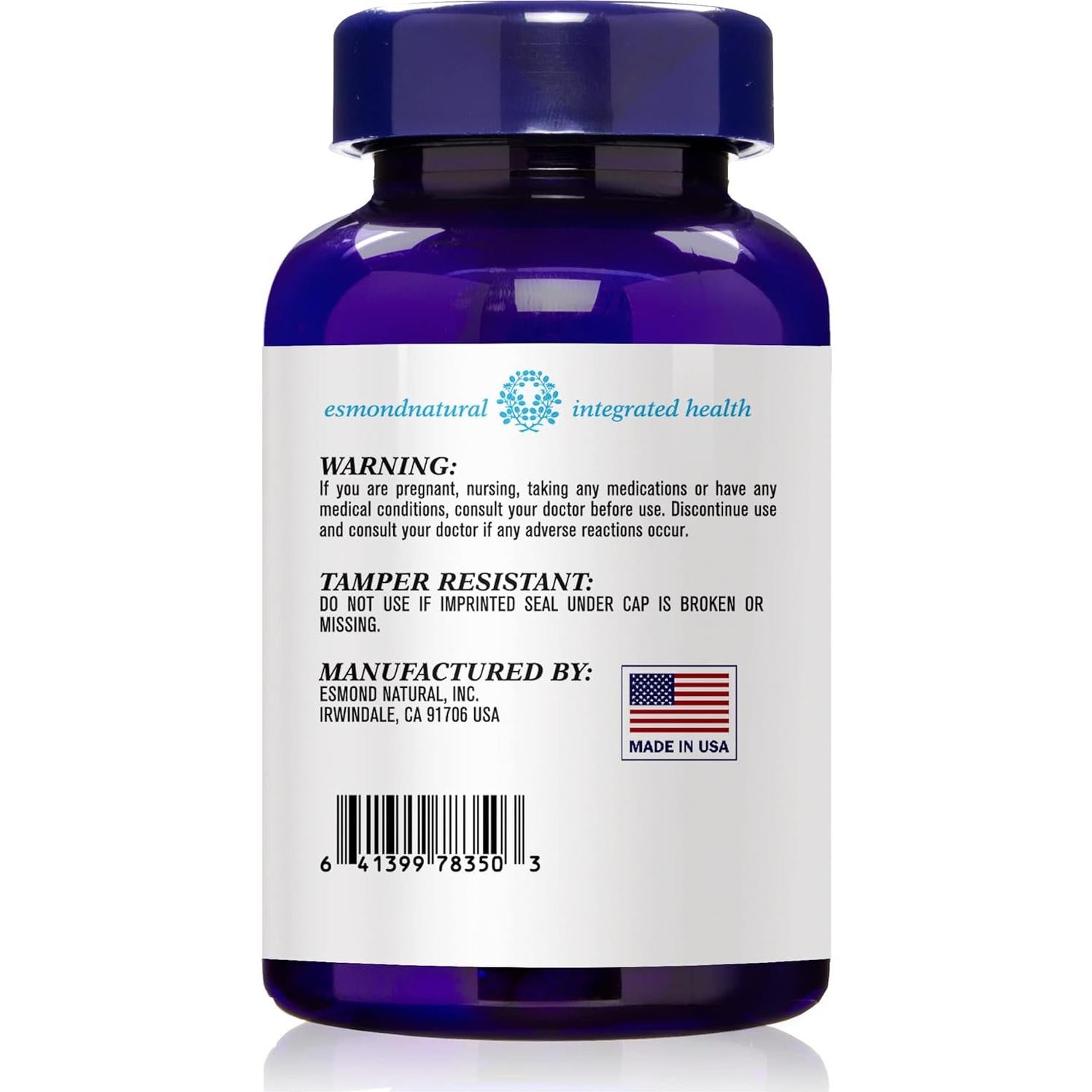 Aceite de Semilla de Lino Esencial Esmond Natural 400mg 60 Gelatinas