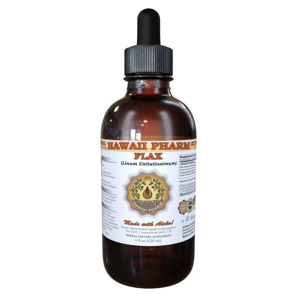 Extracto Líquido de Linaza HawaiiPharm 118 ml - Suplemento Natural