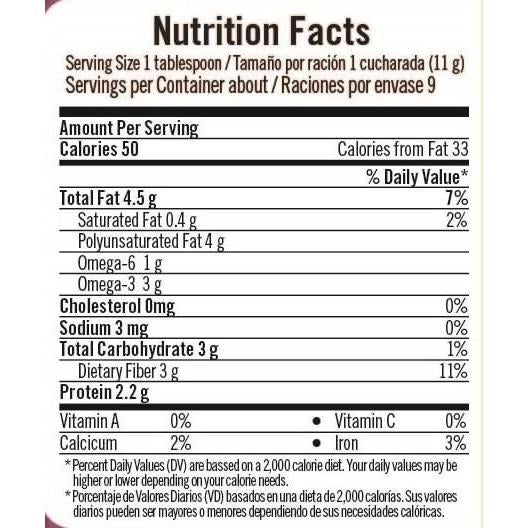 Polvo de Linaza Mikhuy 100g Vegano Sin Gluten - 3 Paquetes