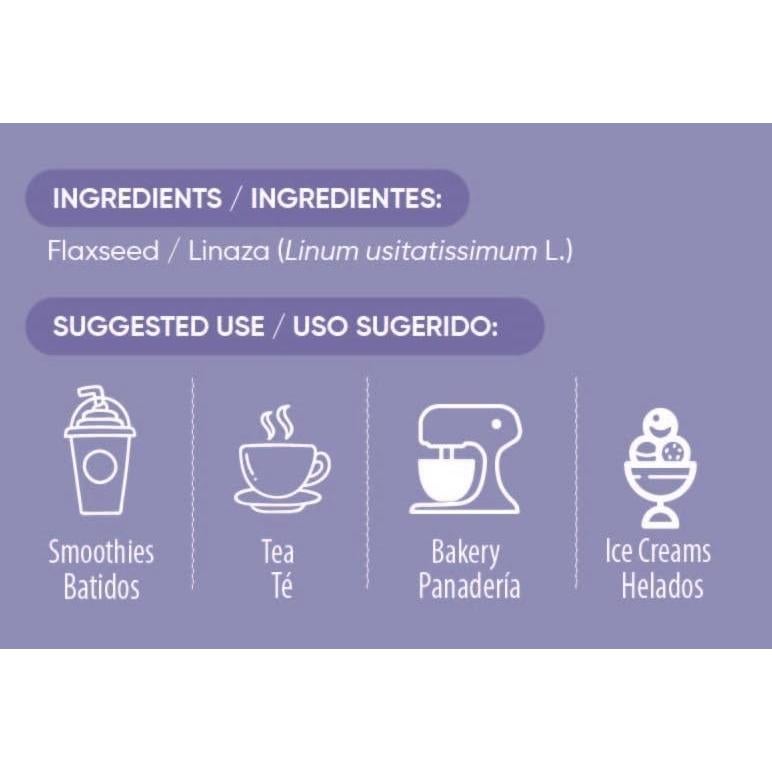 Polvo de Linaza Mikhuy 100g Vegano Sin Gluten - 3 Paquetes