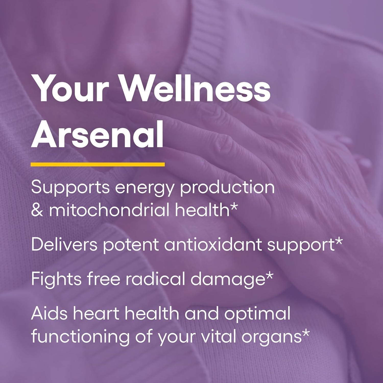 Suplemento Ubiquinol CoQ10 Natural Factors 100 mg 60 Gelatinas