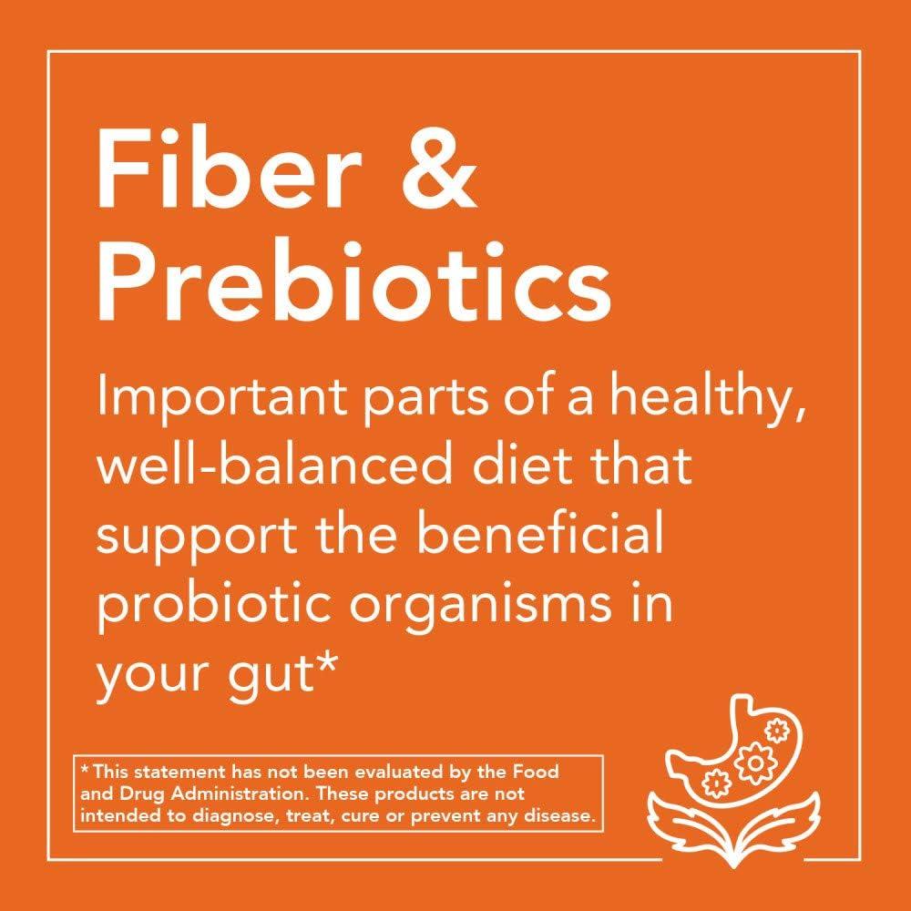 Suplemento de Fibra Orgánica NOW Foods - 453.6 g