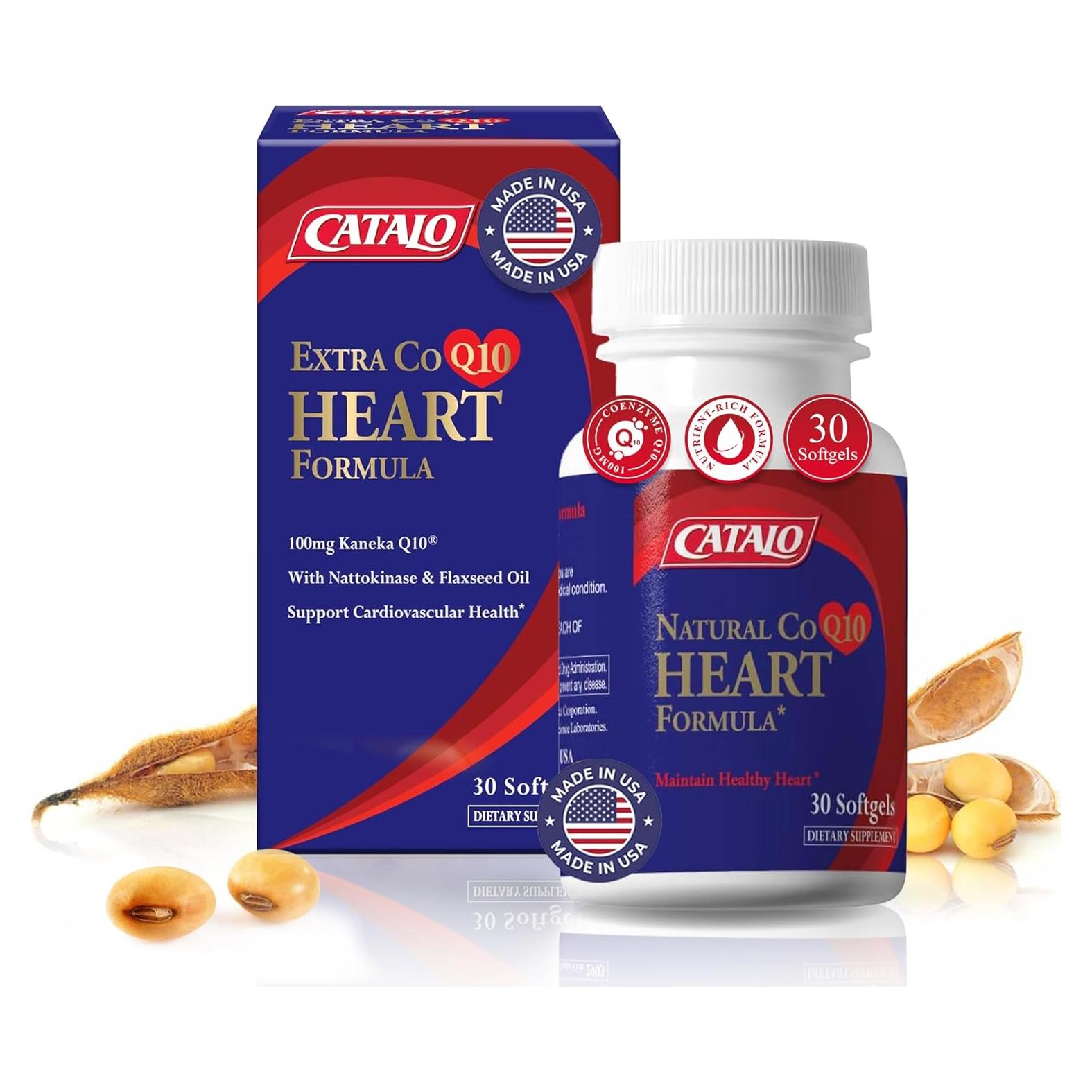 Suplemento CoQ10 CATALO 100mg - 60 Gelatinas Blandas Sin Gluten