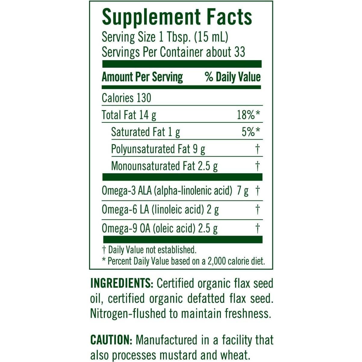 Aceite de Linaza Flora 500 ml - Rico en Omega 3, 6 y 9