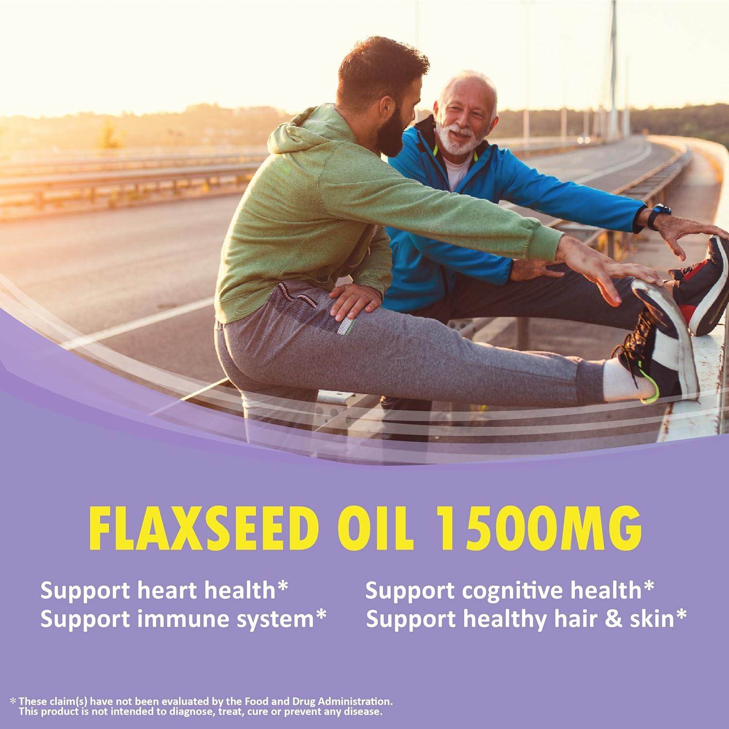 Aceite de Semilla de Lino Lovita 1500mg Omega-3 Vegano 180 Gelatinas