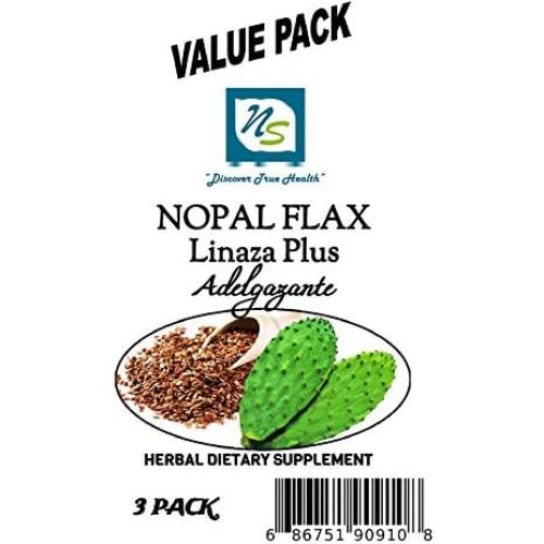 Nopal Linaza Plus 3 bolsas de 454g - Fibra y Salud Digestiva