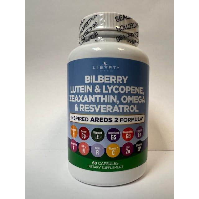 Vitaminas Oculares AREDS 2 Liberty Lifestyle - 120 Cápsulas