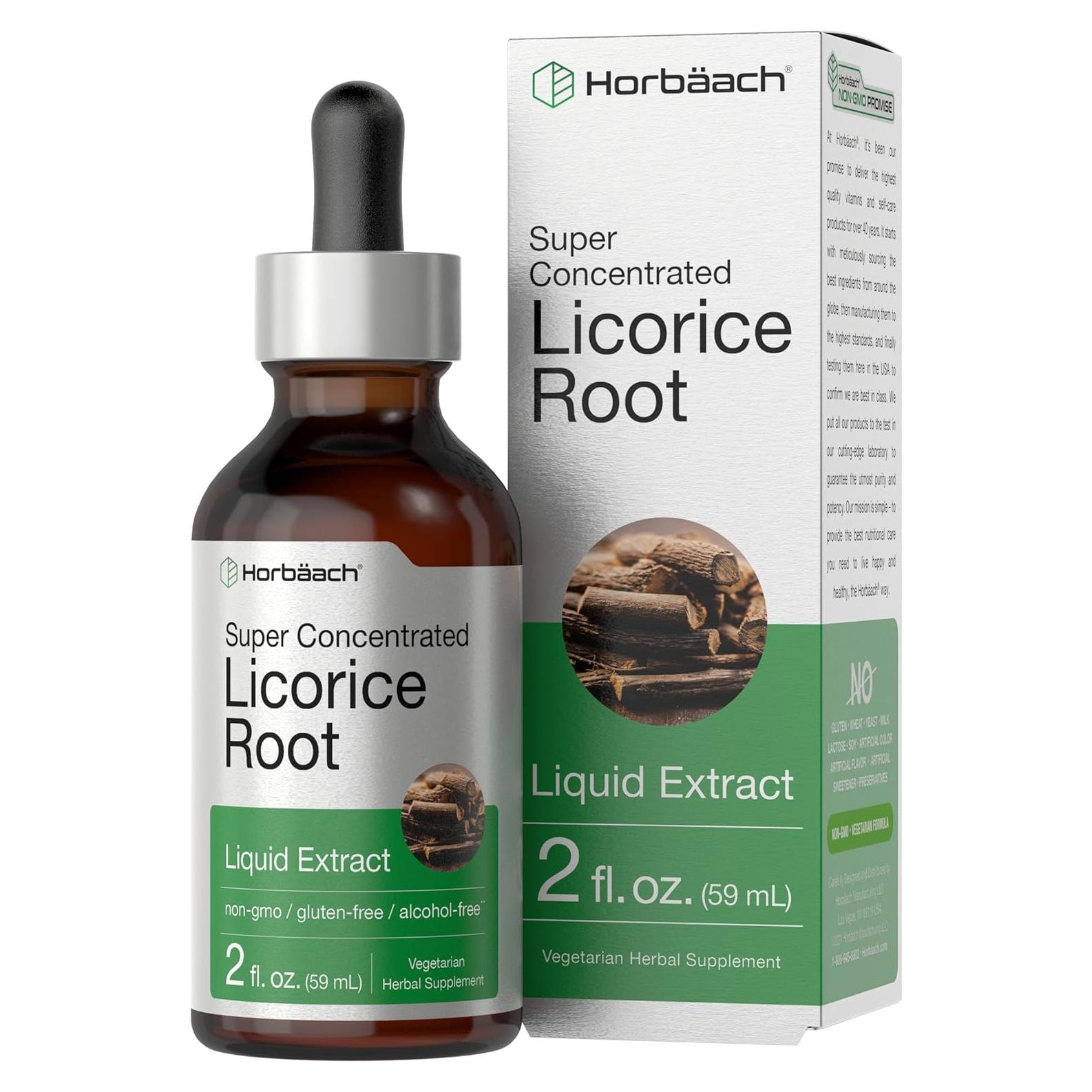 Extracto Líquido de Raíz de Regaliz Horbäach 60 ml Sin Alcohol