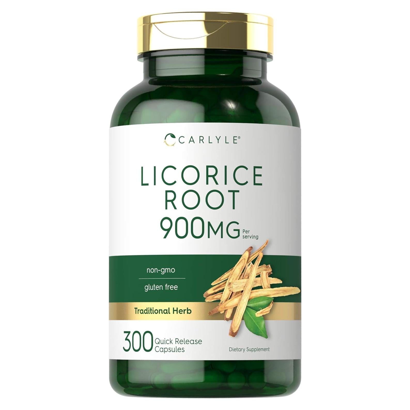 Cápsulas de Raíz de Regaliz Carlyle 900mg - Suplemento Natural
