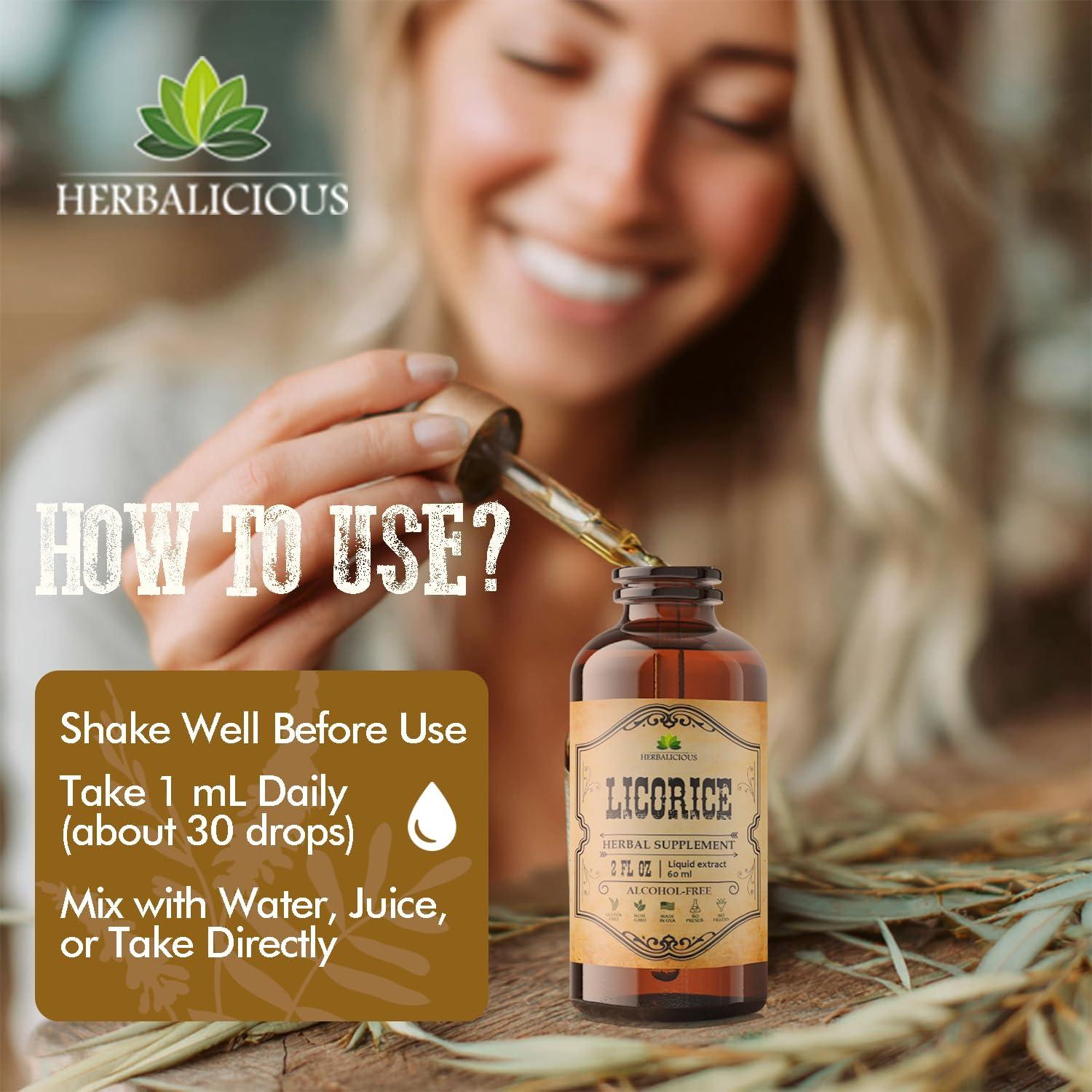 Extracto de Raíz de Regaliz Orgánico Herbalicious 59.15 ml