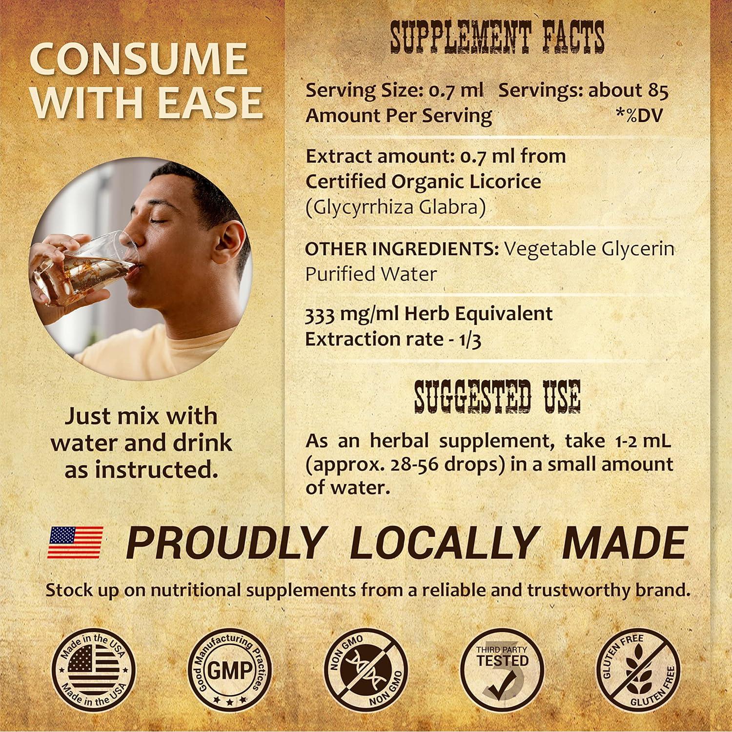 Extracto de Raíz de Regaliz Orgánico Herbalicious 59.15 ml