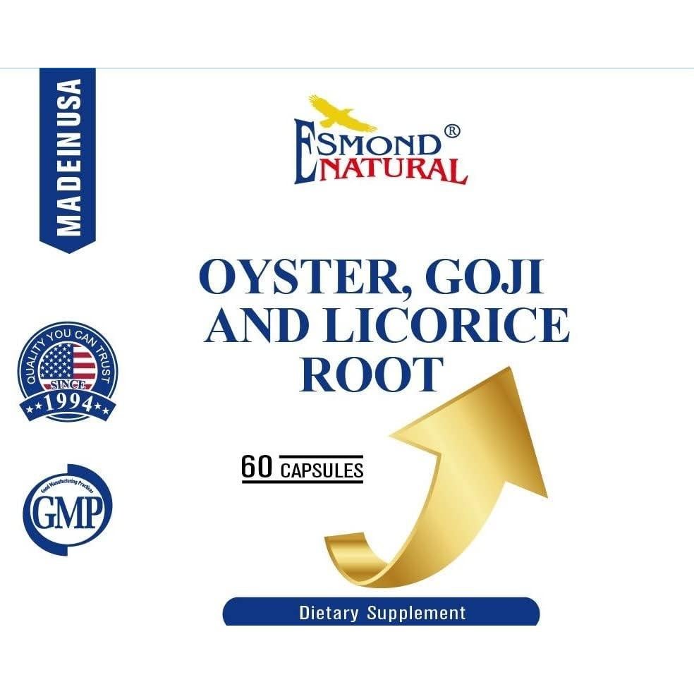Suplemento Herbal Esmond Natural Ostra Goji 60 Cápsulas