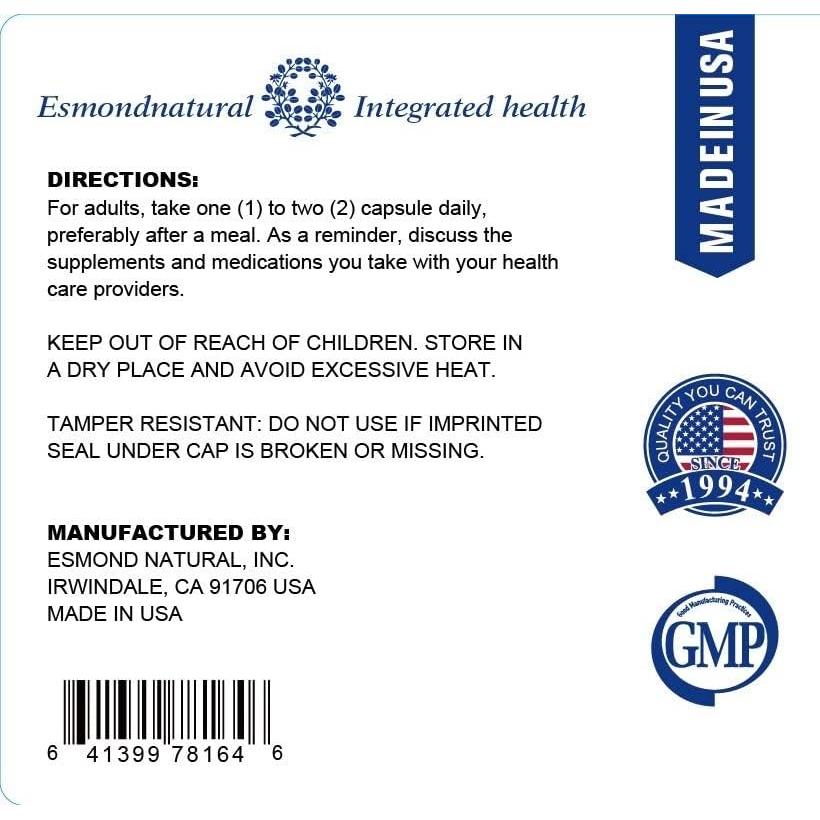 Suplemento Herbal Esmond Natural Ostra Goji 60 Cápsulas