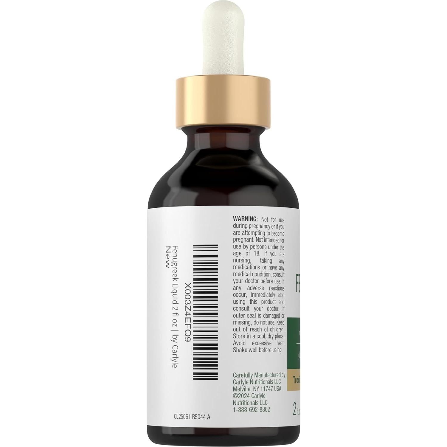 Extracto líquido de fenogreco Carlyle 59.15 ml | Vegetariano