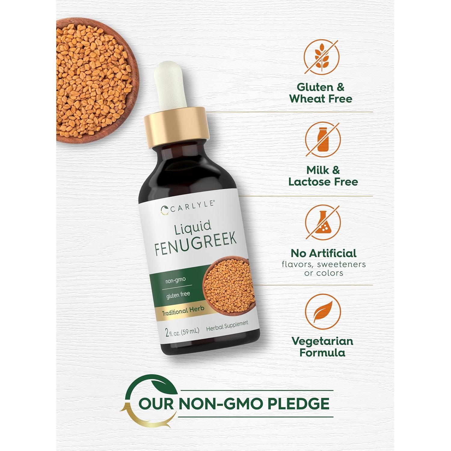 Extracto líquido de fenogreco Carlyle 59.15 ml | Vegetariano