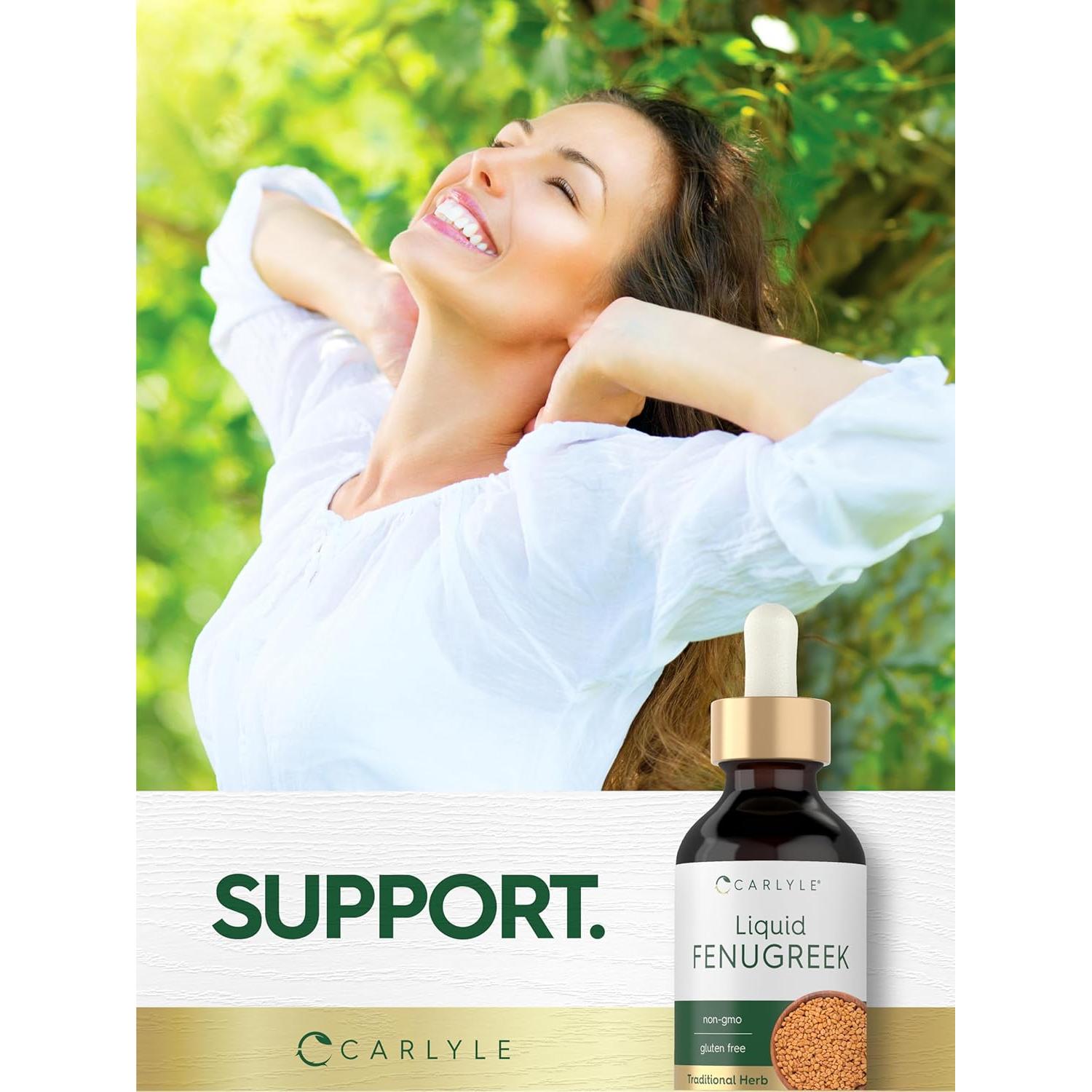 Extracto líquido de fenogreco Carlyle 59.15 ml | Vegetariano