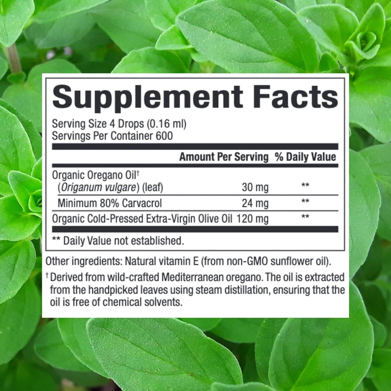 Aceite de Orégano Orgánico 96.8 ml - Factores Naturales