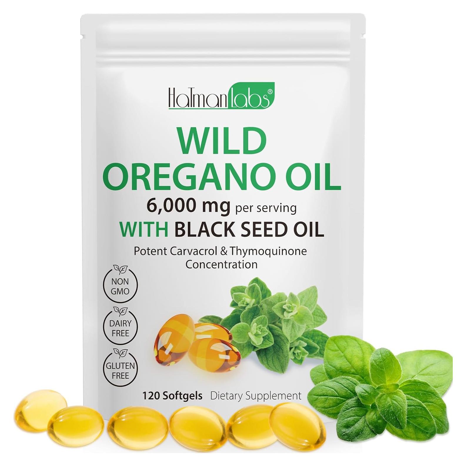 Suplemento de Aceite de Orégano Orgánico Onznoz 120 Cápsulas