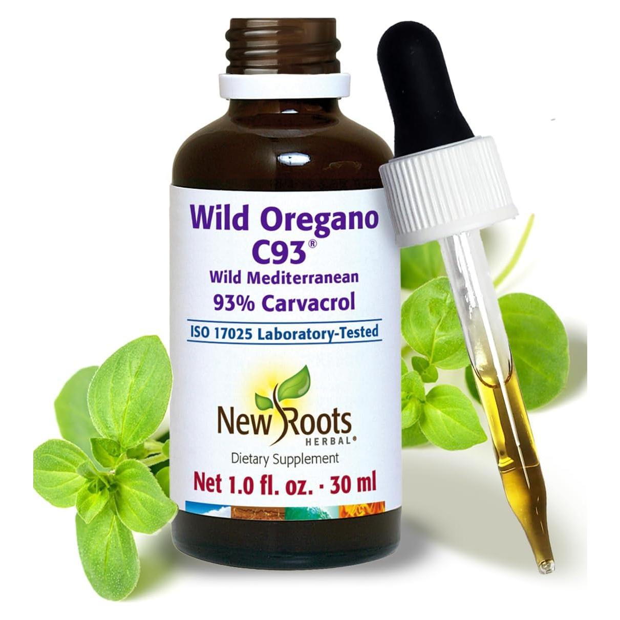 Aceite de Orégano Silvestre C93 Nuevas Raíces 30 ml - 93% Carvacrol