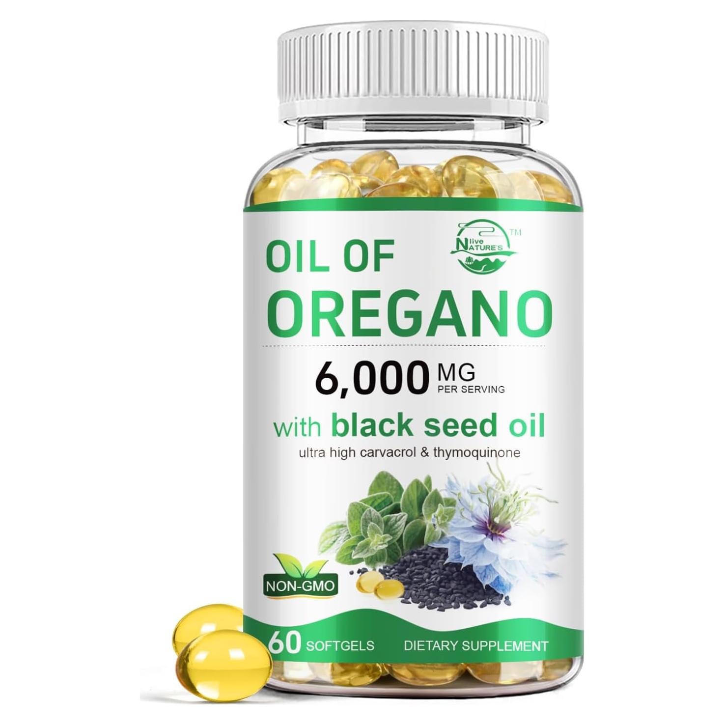 Suplemento Aceite de Orégano Nature 60 Softgels 300 mg