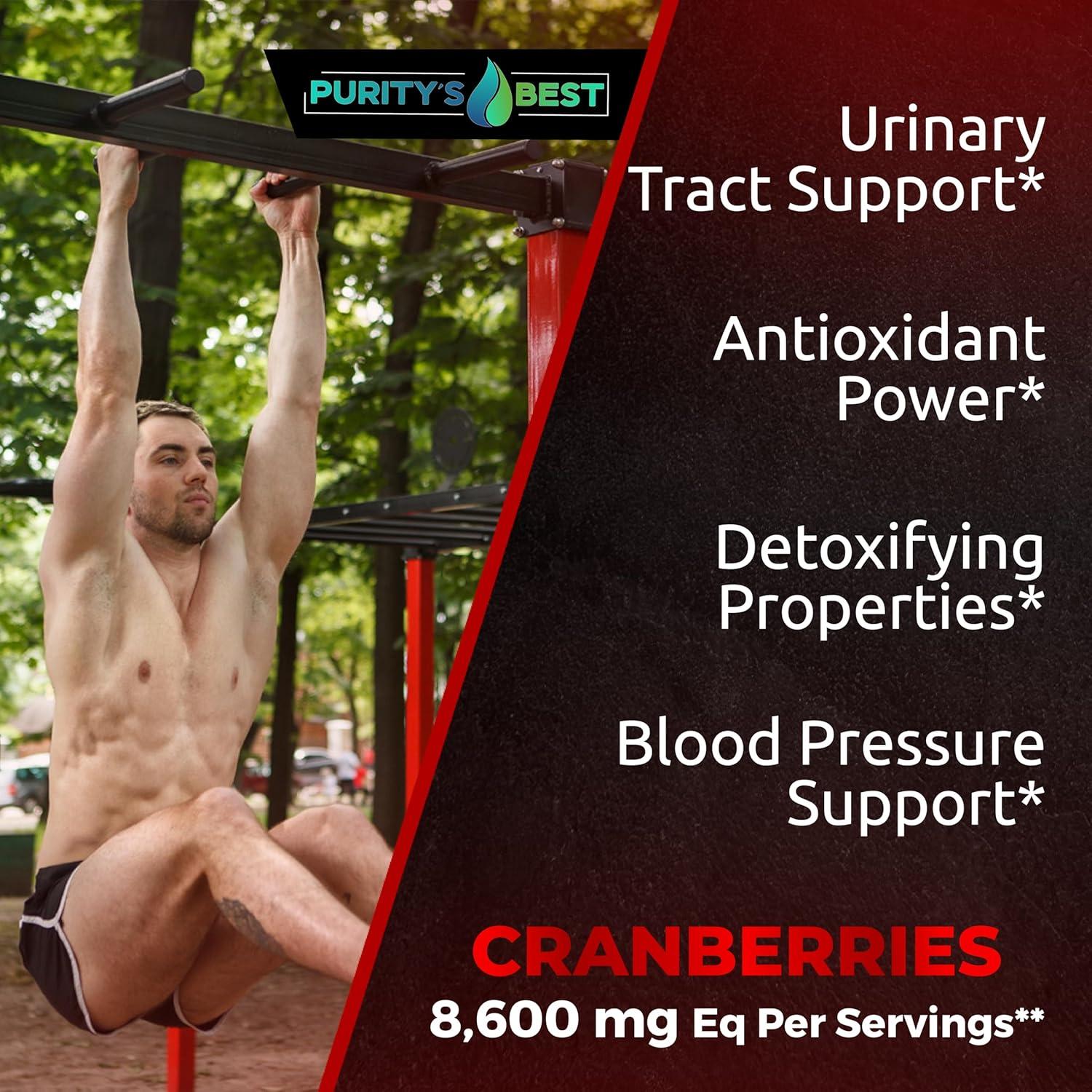 Extracto de Arándano Orgánico Purity 8600mg - 200 Cápsulas Veganas