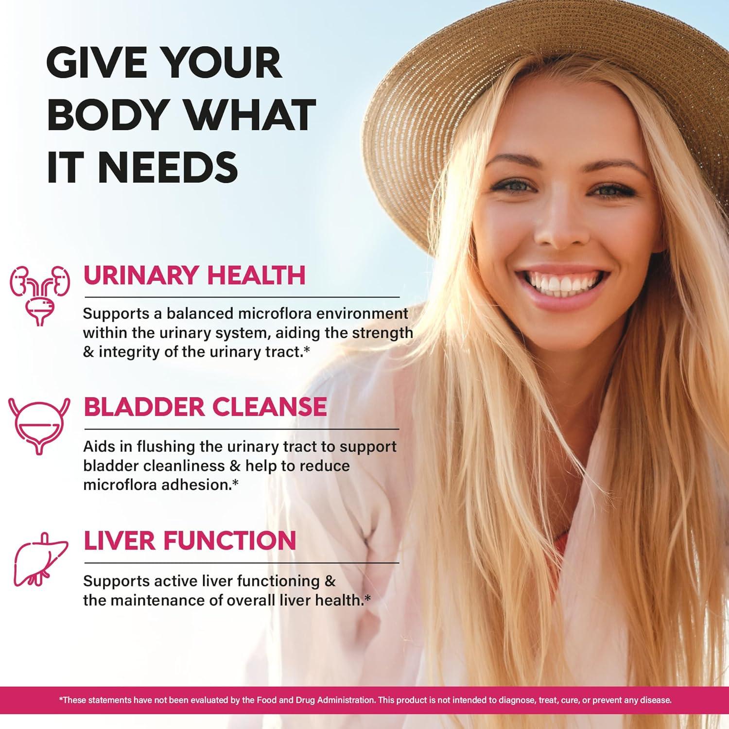 D-Mannose 2000mg Nutra Harmony con Arándano y Hibisco - 120 Cápsulas