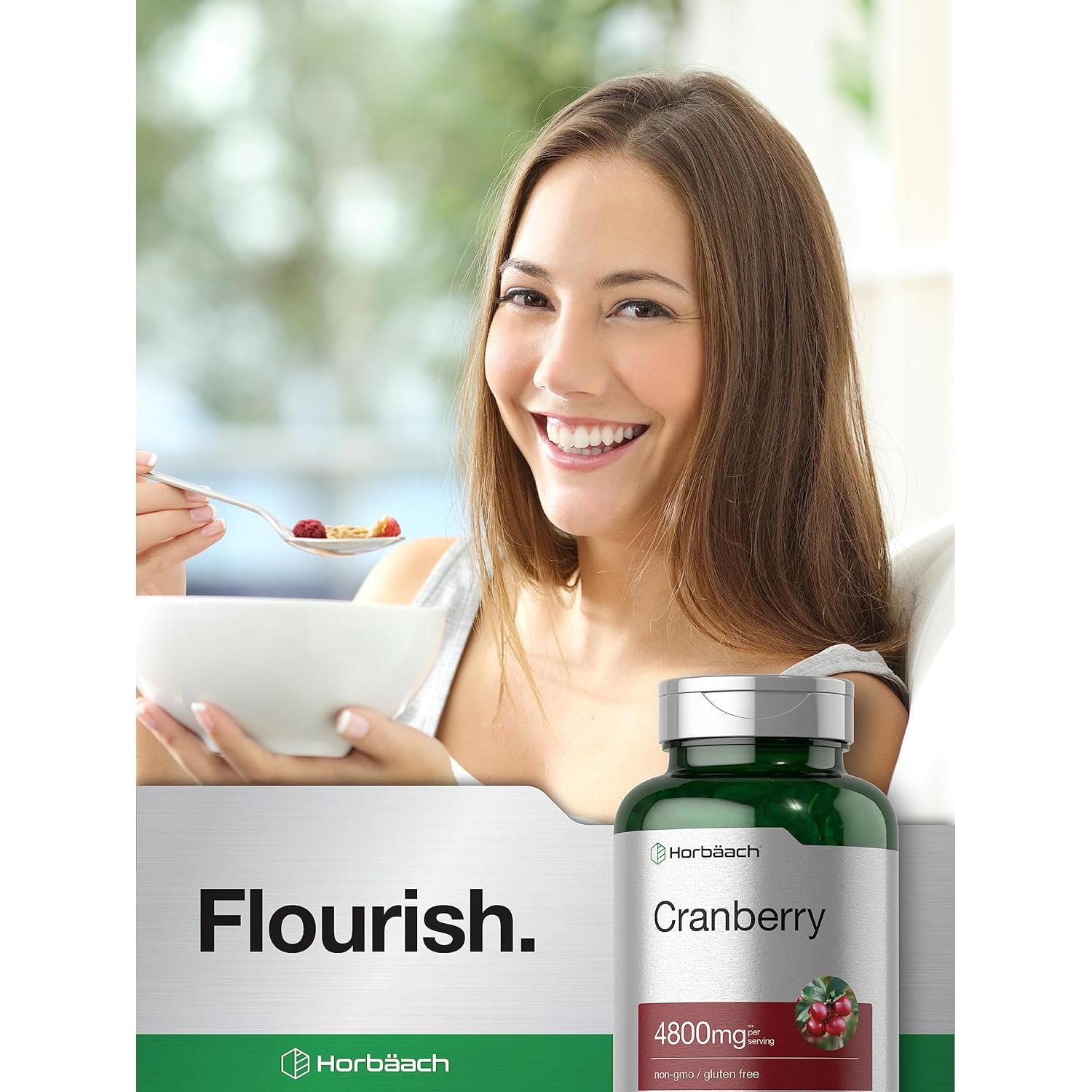 Píldoras de Arándano Horbäach 4800mg - 300 Gelatinas Blandas