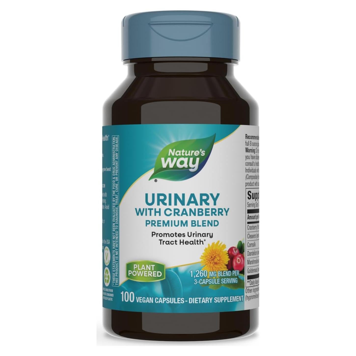 Mezcla Premium de Arándano Nature's Way 100 Cápsulas Veganas