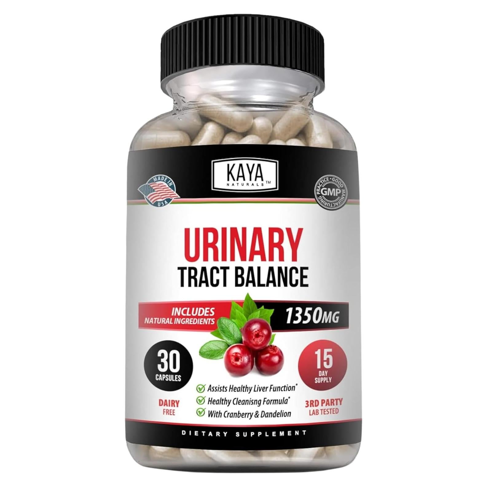 Suplemento D-Mannose Kaya Naturals 30 Cápsulas Vegetales