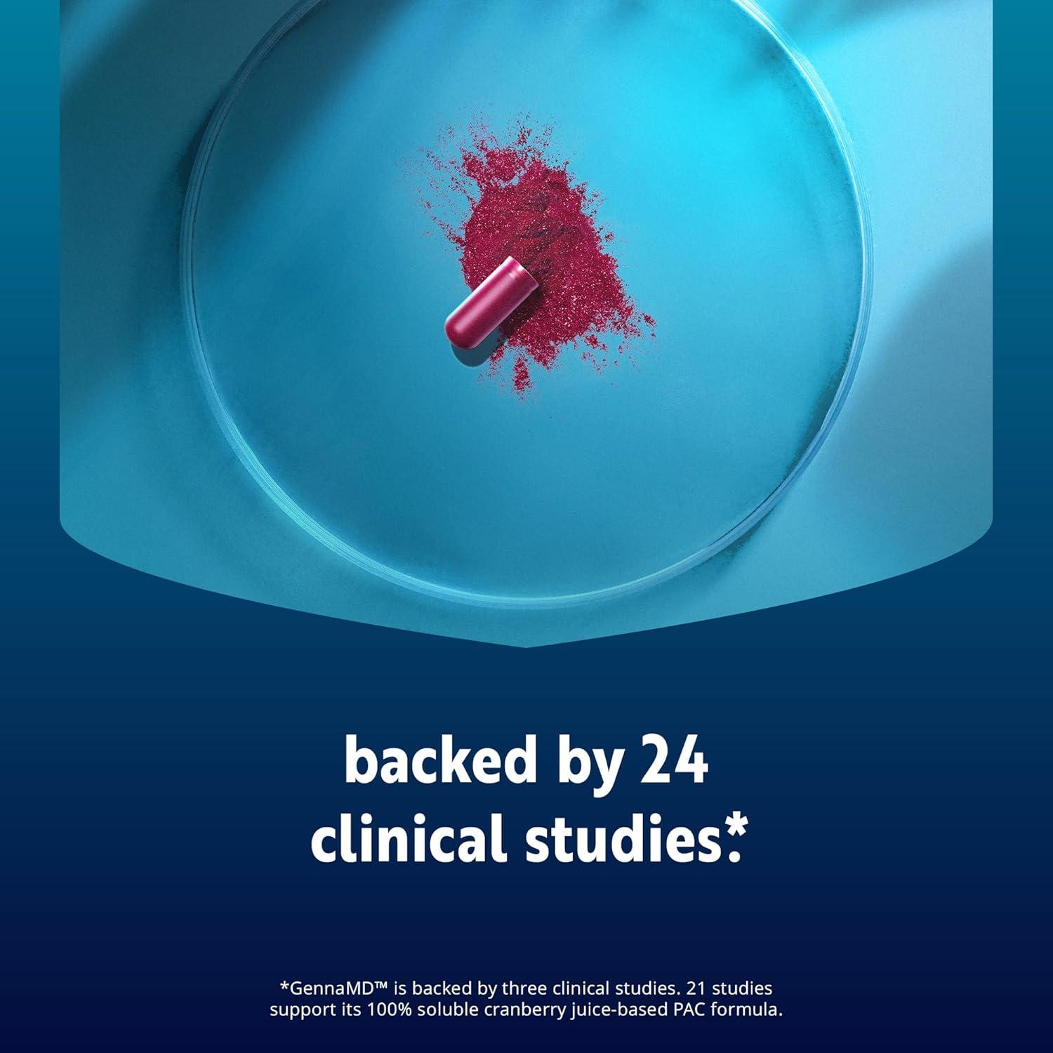 Suplemento UTI GennaMD Solv Wellness - 36 mg PAC - 90 Cápsulas