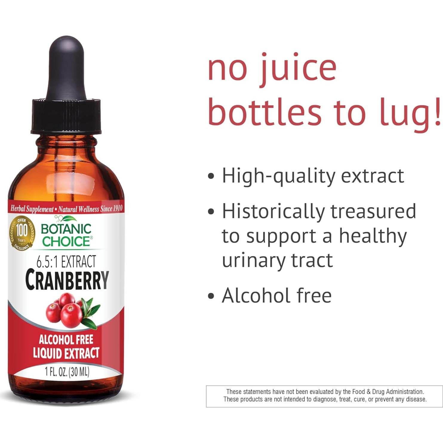 Extracto Líquido de Arándano Sin Alcohol Botanic Choice 29.57 ml