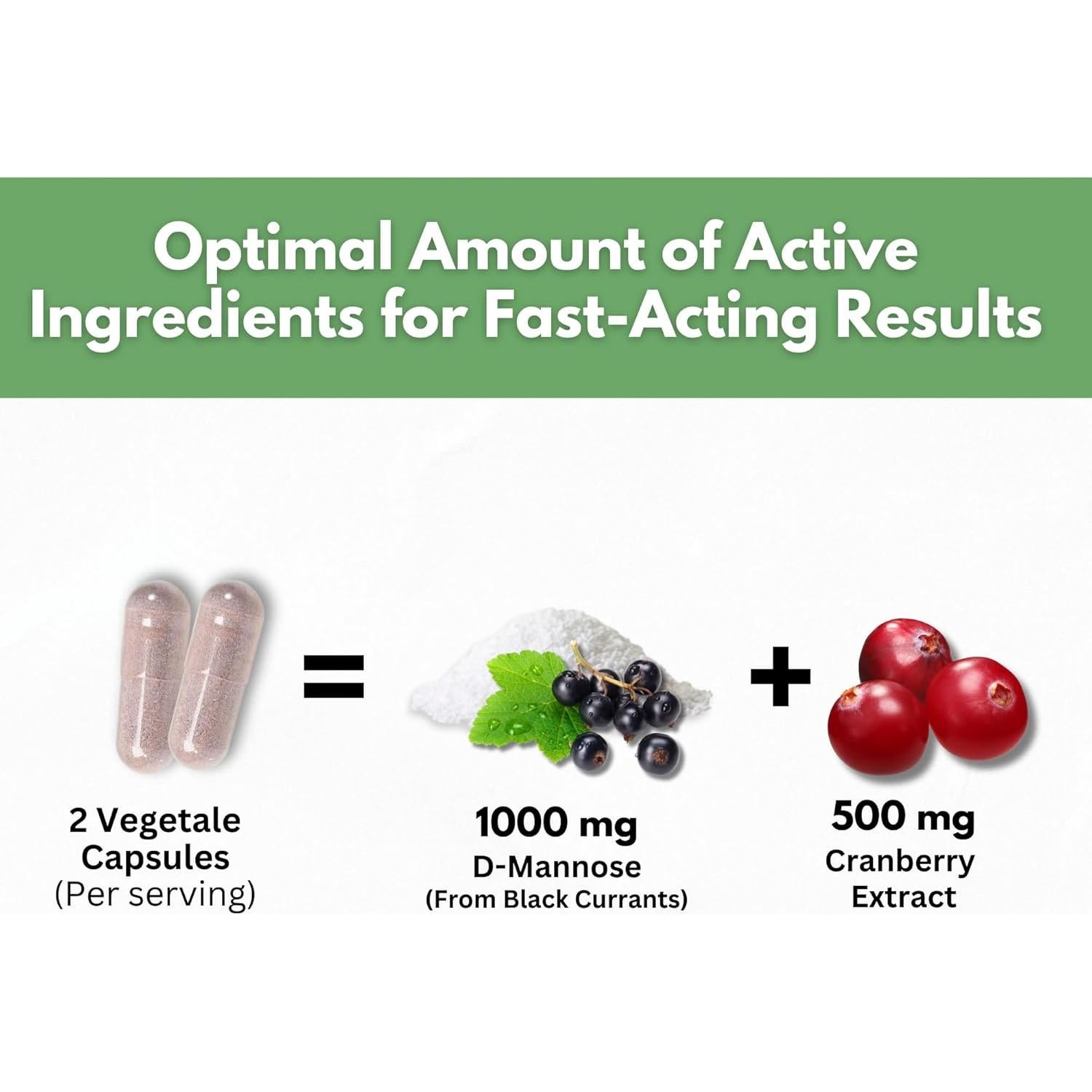 D-Mannosa 1500mg con Extracto de Arándano 60 Cápsulas - HerbalCode