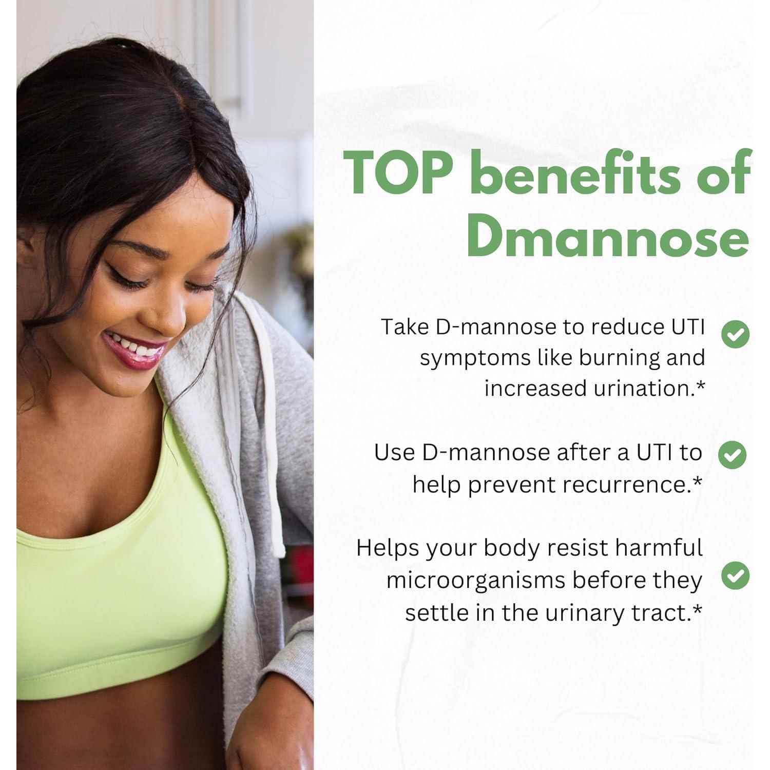 D-Mannosa 1500mg con Extracto de Arándano 60 Cápsulas - HerbalCode