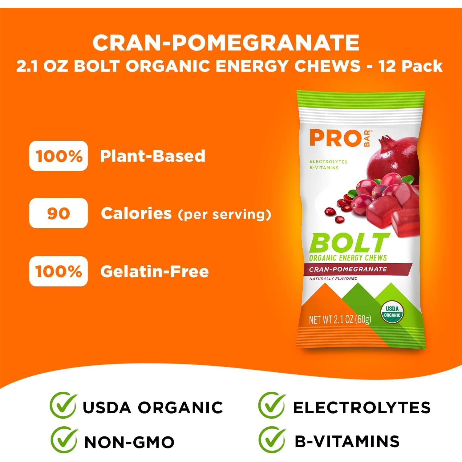 Galletas Energéticas Orgánicas Probar Arándano Granado 12 Unidades
