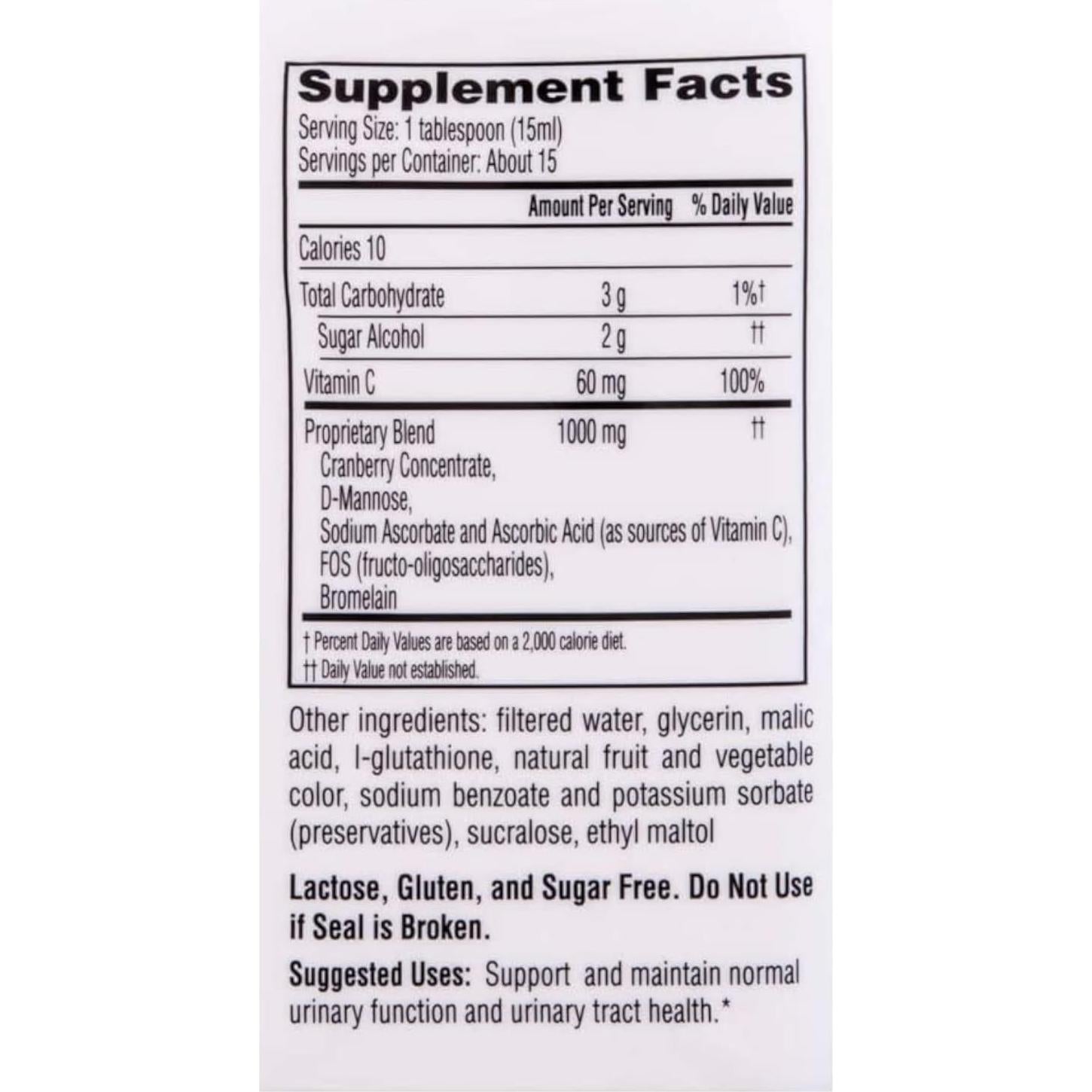 Complejo de Arándano Líquido Cystex 4 x 225 ml Salud Urinaria